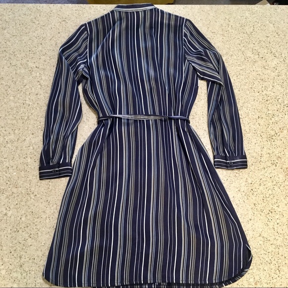NWOT Ann Taylor striped belted shirt dress! - Picture 5 of 5